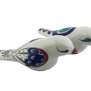 Çini nazar motifli biblo kuş seti