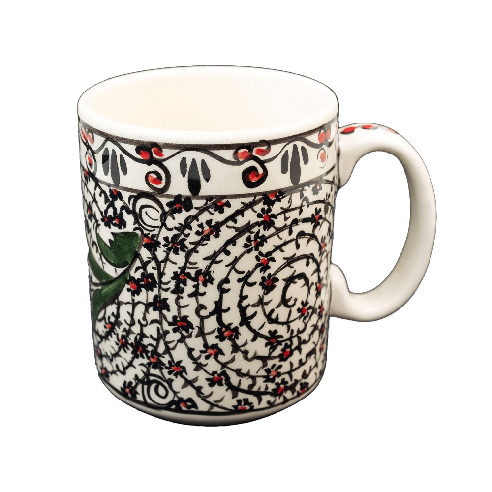 cini_kupa_lale_halicli_kirmizi_siyah_detay